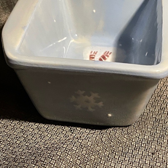 Vintage Hartstone mini loaf pan. Snowman motif - Picture 4 of 9